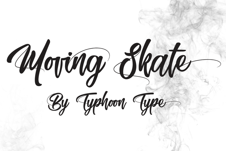 Moving Skate Font