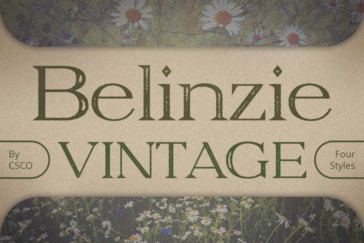 Belinzie Vintage Font