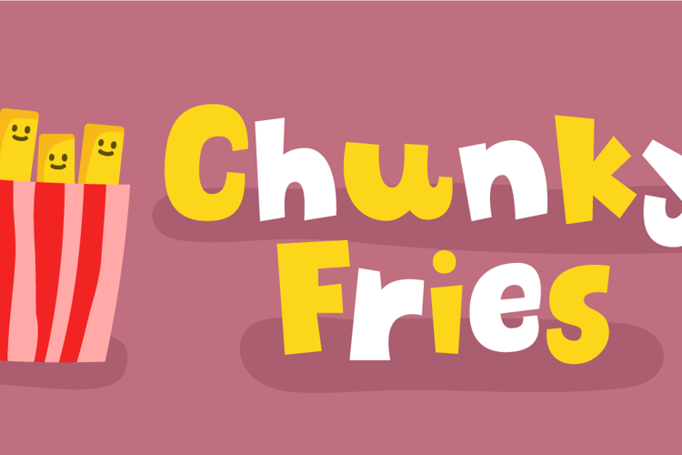 Chunky Fries Font