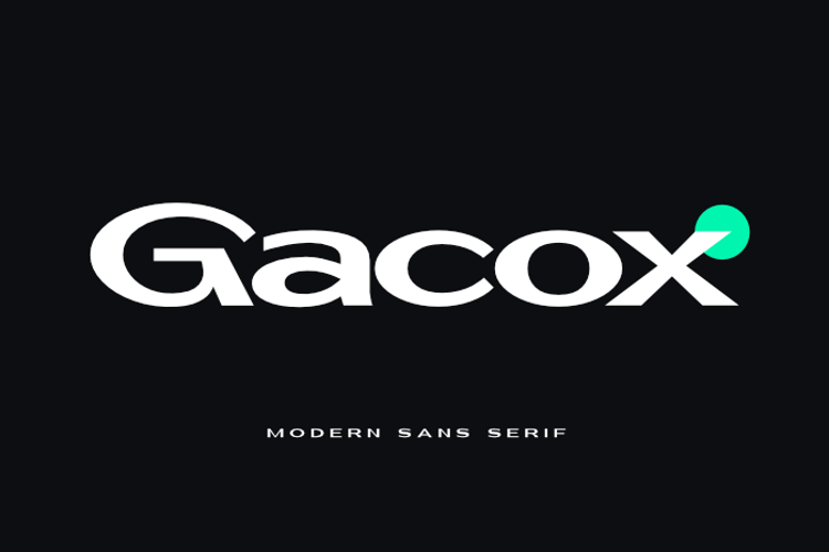 Preview of Gacox Font