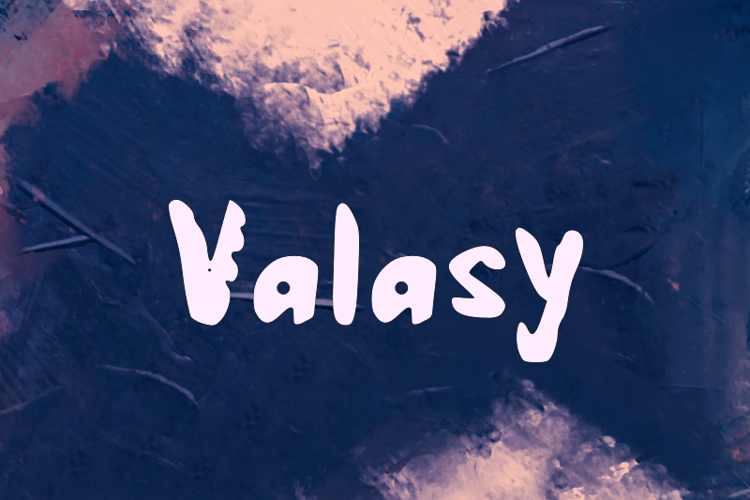 Preview of v Valasy Font