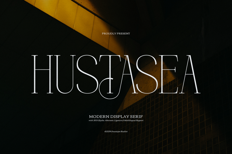 Preview of Hustasea Font