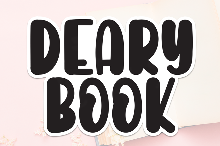 Preview of Deary Book Font