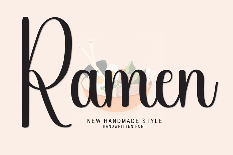 Ramen Font