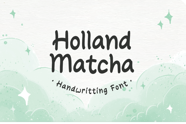 Preview of Holland Matcha Font