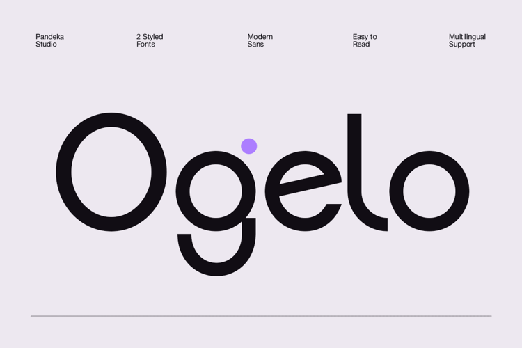 Preview of Ogelo Font