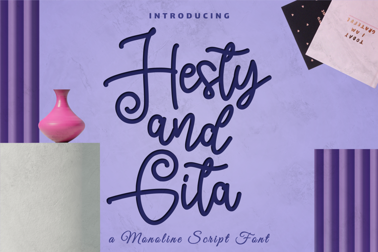Hesty and Gita Font