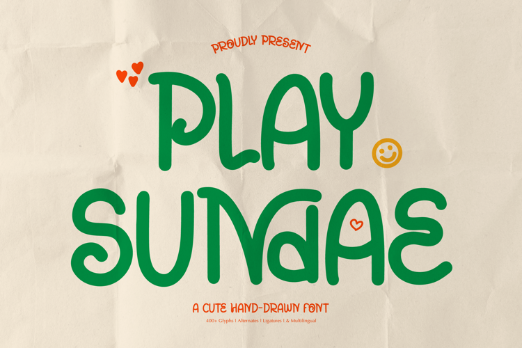 Preview of Play Sundae Font