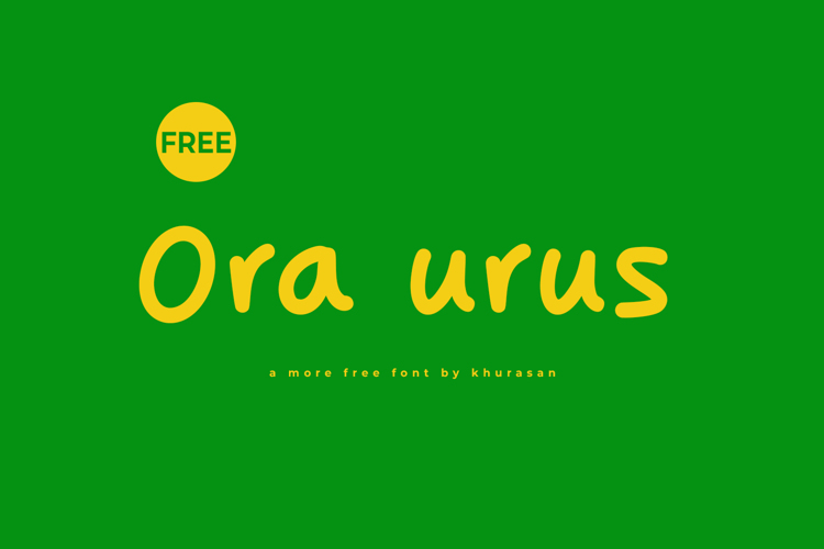 Ora Urus Font