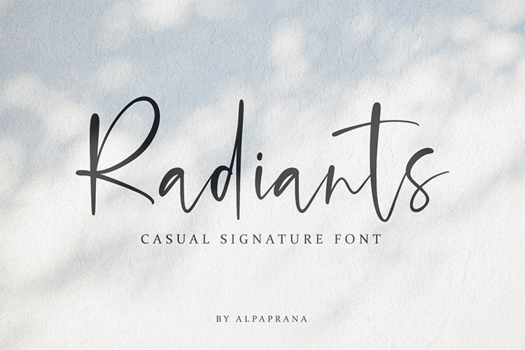 Radiants Font