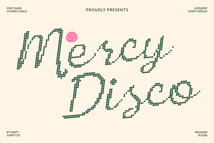 Preview of CS Mercy Disco Font