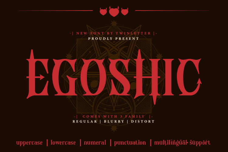 EGOSHIC Regular Font
