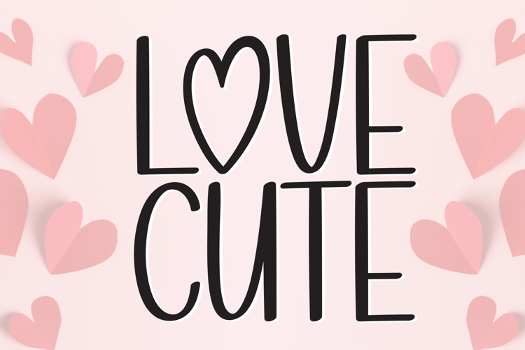 Preview of Love Cute Font