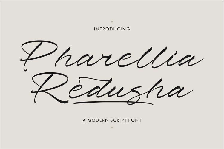 Pharellia Redusha Font