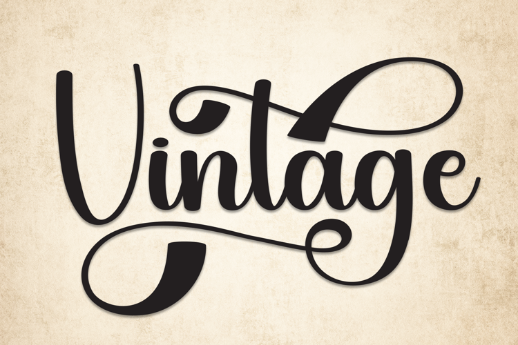 Preview of Vintage Font