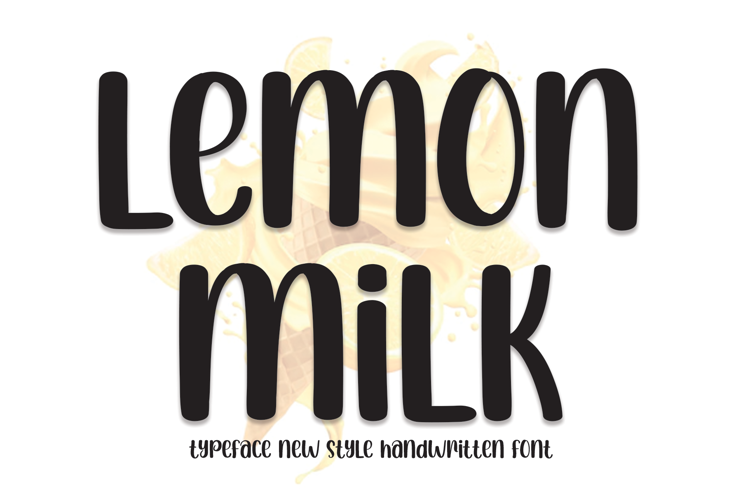 Lemon Milk Font