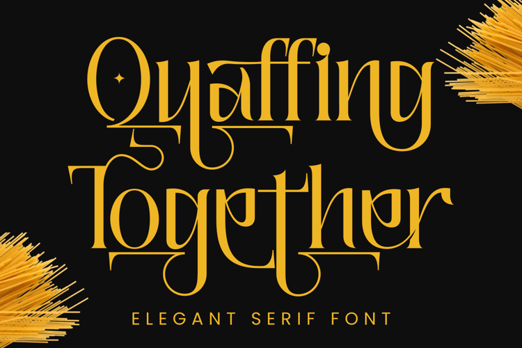 Quaffing Together Font