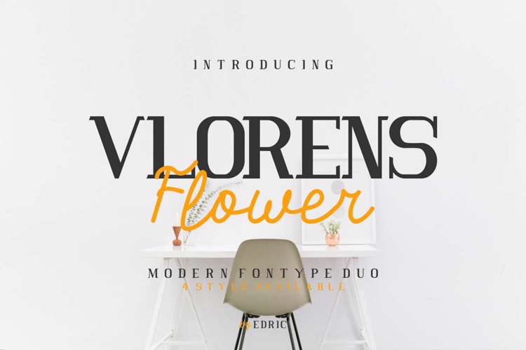 Vlorens Flower Font