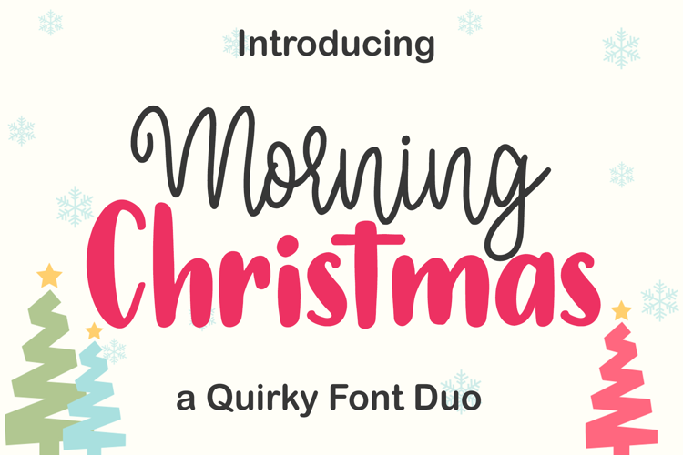 Morning Christmas Font