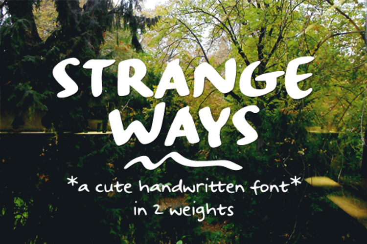 Strangeways Sample Font