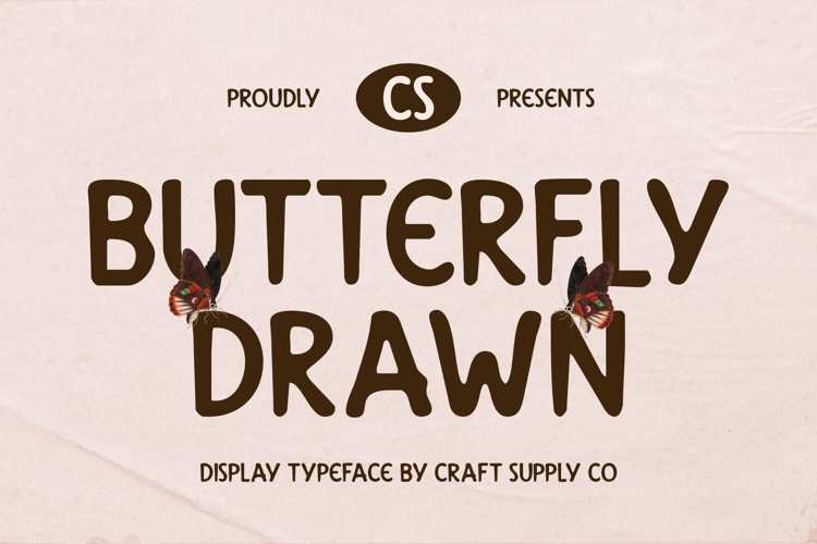 Preview of CS Butterfly Drawn Font