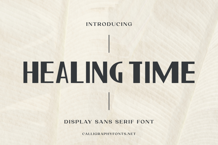 Healing Time Font