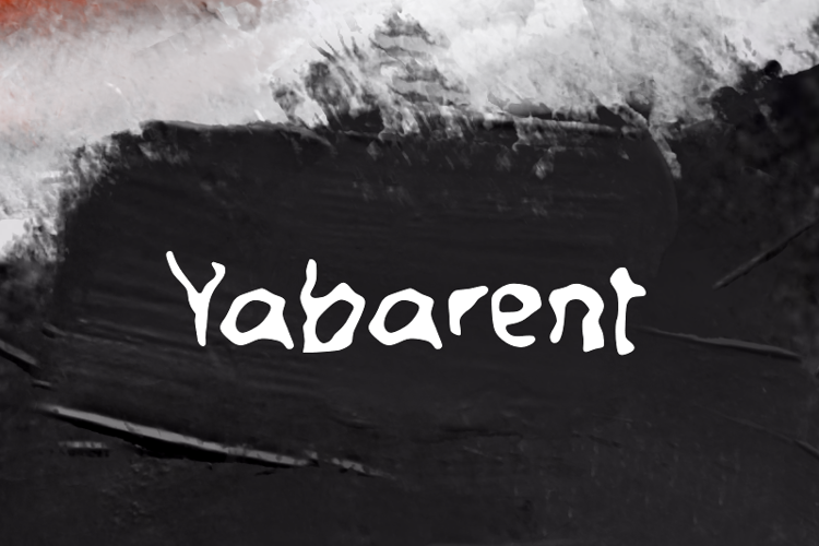 Preview of y Yabarent Font