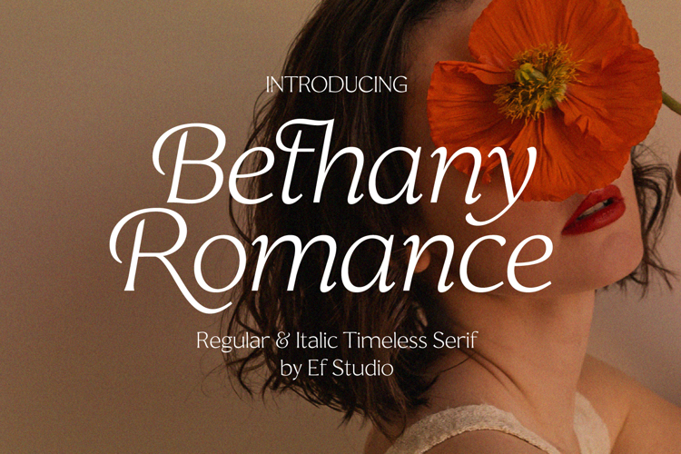 Preview of Bethany Romance Font