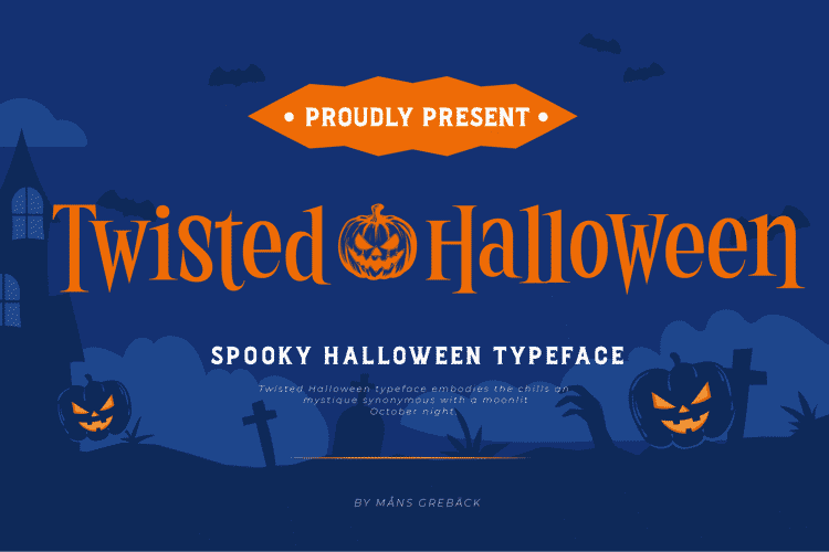 Twisted Halloween Font