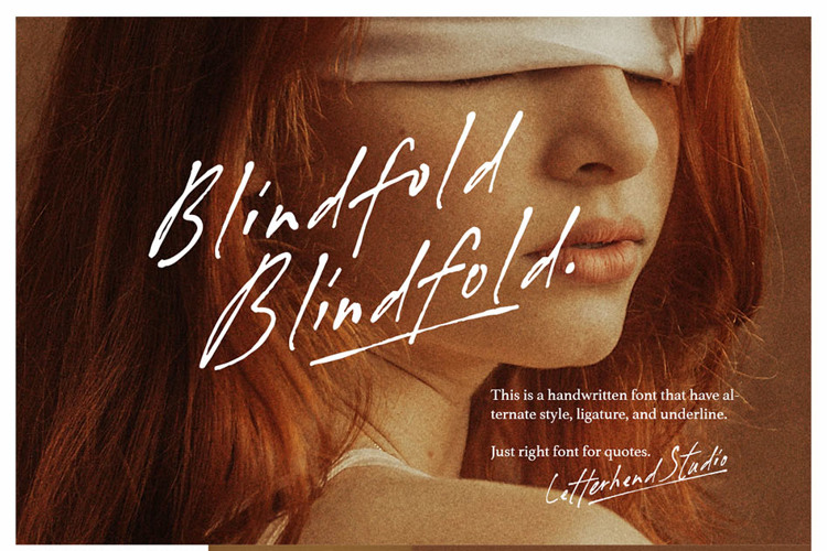 Blindfold Font