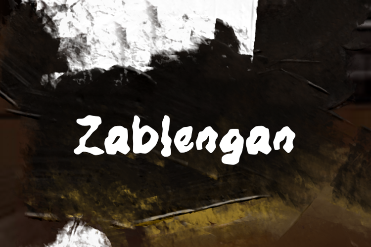 Preview of z Zablengan Font