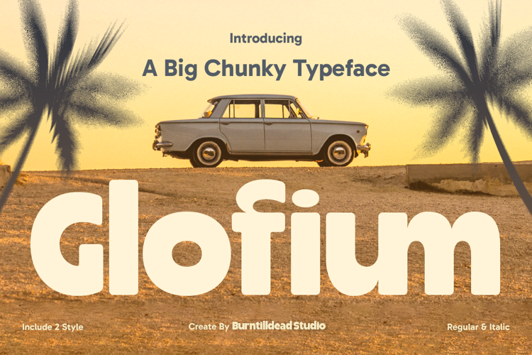 Preview of Glofium Font