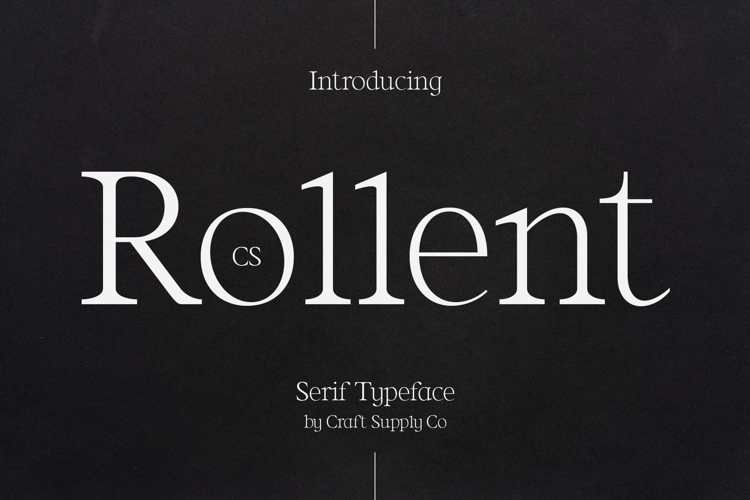 Preview of CS Rollent Font