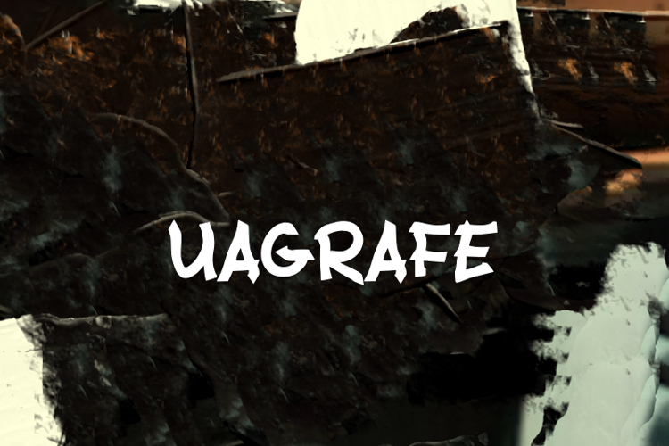 Preview of u Uagrafe Font