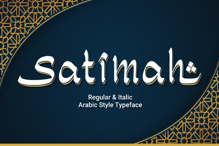 Preview of Satimah Font