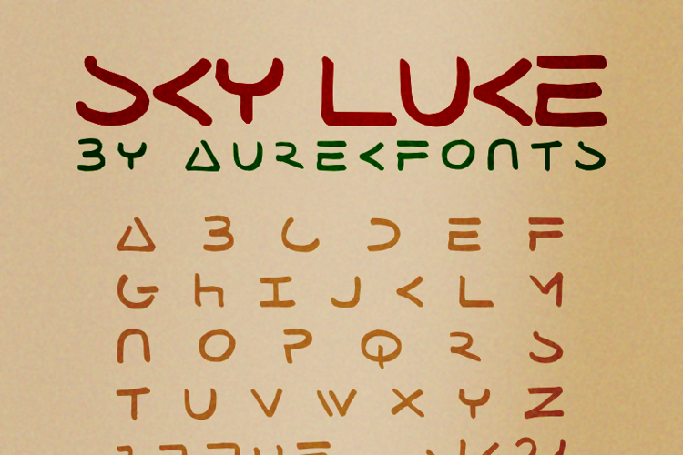 Sky Luke Font