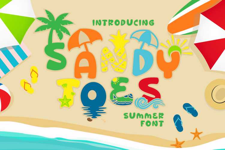 Sandy Toes Font