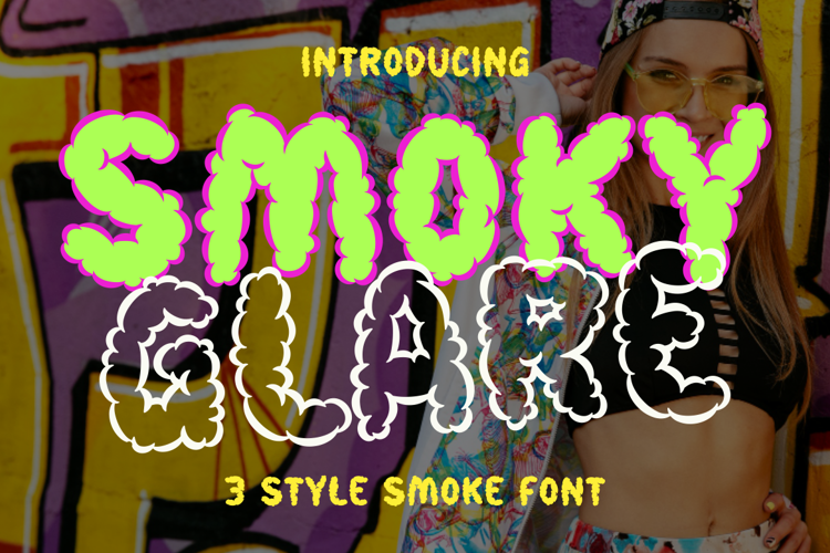 Preview of Smoky Glare Font