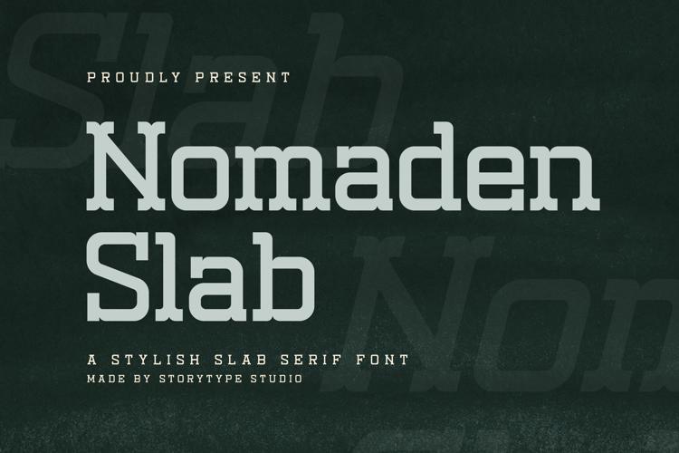 Nomaden Slab Font