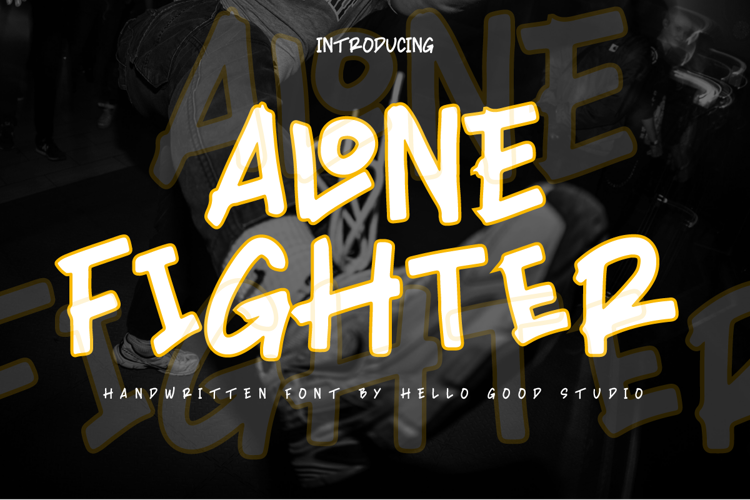 Preview of ALONE FIGHTER Font