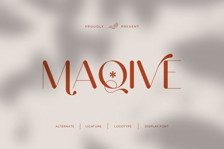 Preview of Maqive Font