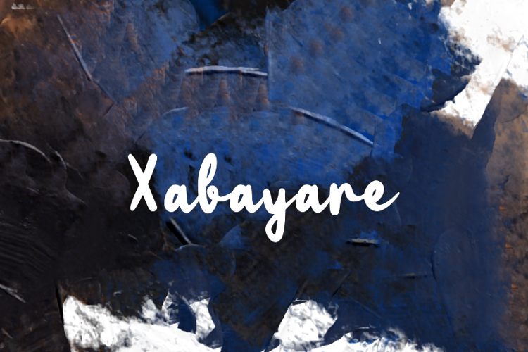 Preview of x  Xabayare Font