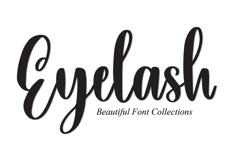 Eyelash Font