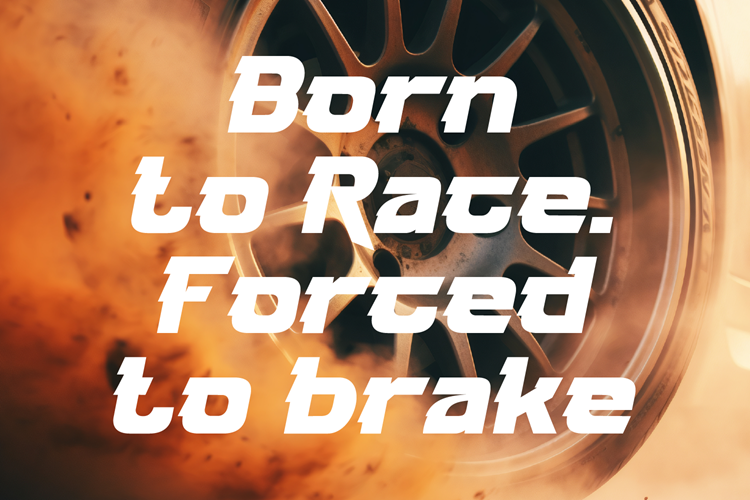 Preview of Afigre Racing Font