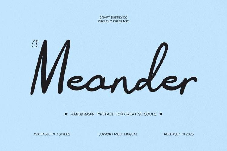 Preview of CS Meander Font