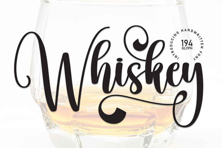 Preview of Whiskey Font