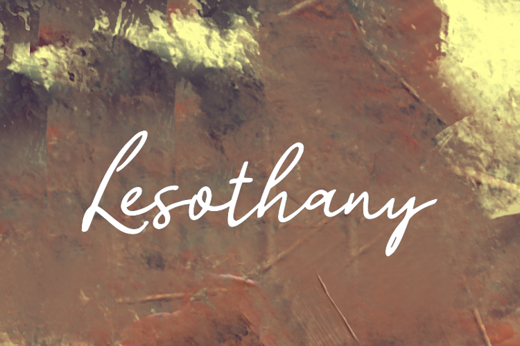 L Lesothany Font