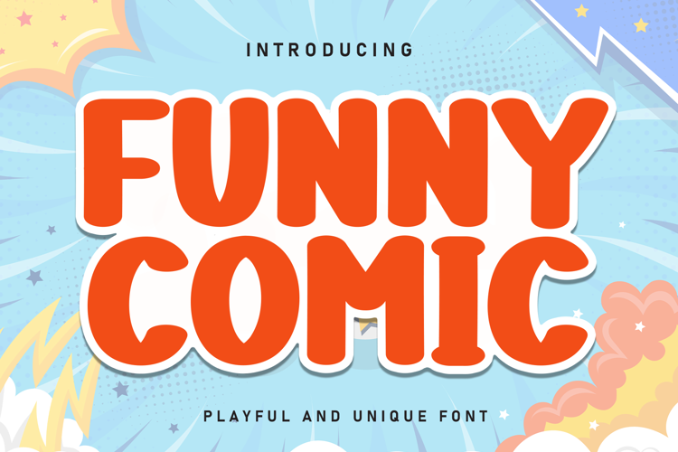 Preview of Funny Comic Font