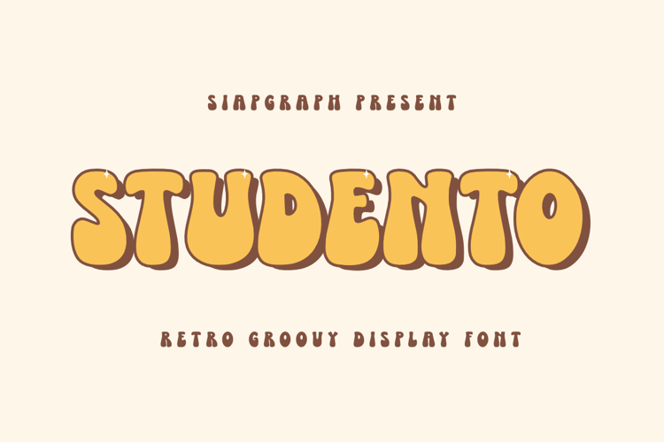 Preview of Studento Font