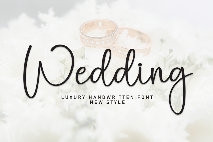 Preview of Wedding Font